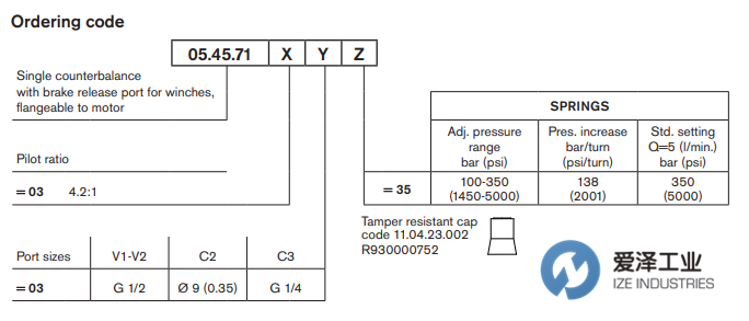 OIL CONTROL阀 05457103033500A 天生赢家凯发一触即发工业 izeindustries（2）.png