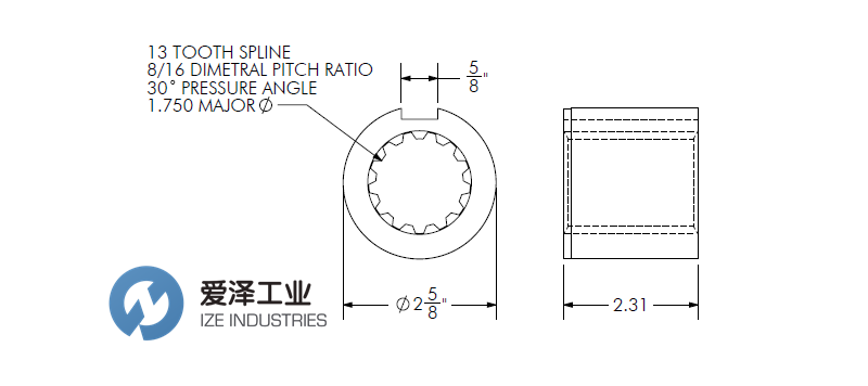 MAGNALOY联轴器B6001308C 天生赢家凯发一触即发工业 izeindustries.png
