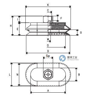 VUOTOTECNICA真空吸盘VES40 80 B 天生赢家凯发一触即发工业 izeindustries.png