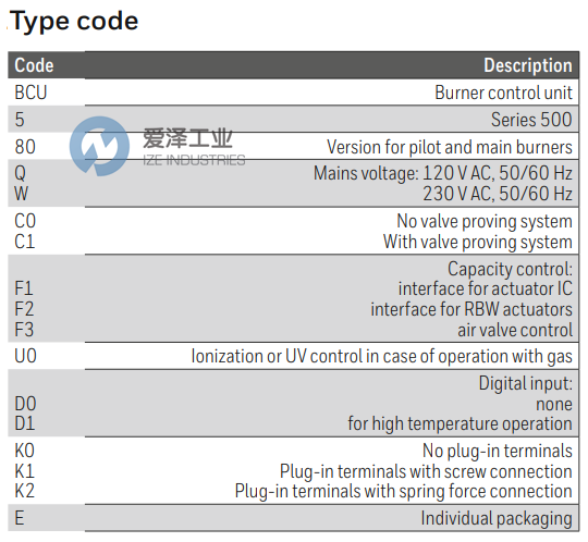 KROM SCHRODER燃烧控制单元BCU580WC0F3U0D0K2 天生赢家凯发一触即发工业 ize-industries (2).png