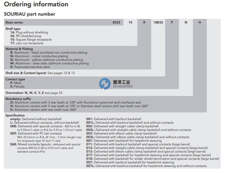 SOURIAU连接器6525系列 天生赢家凯发一触即发工业 izeindustries.png
