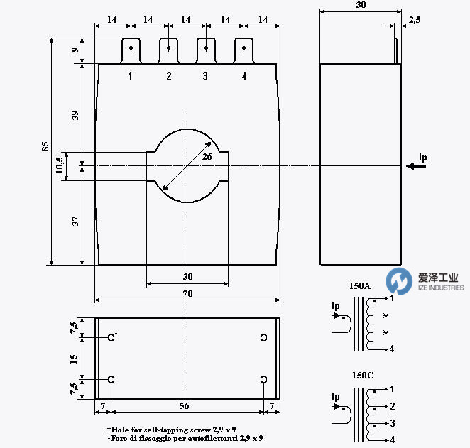 SIRIO变压器TA系列 天生赢家凯发一触即发工业 izeindustries（1）.jpg