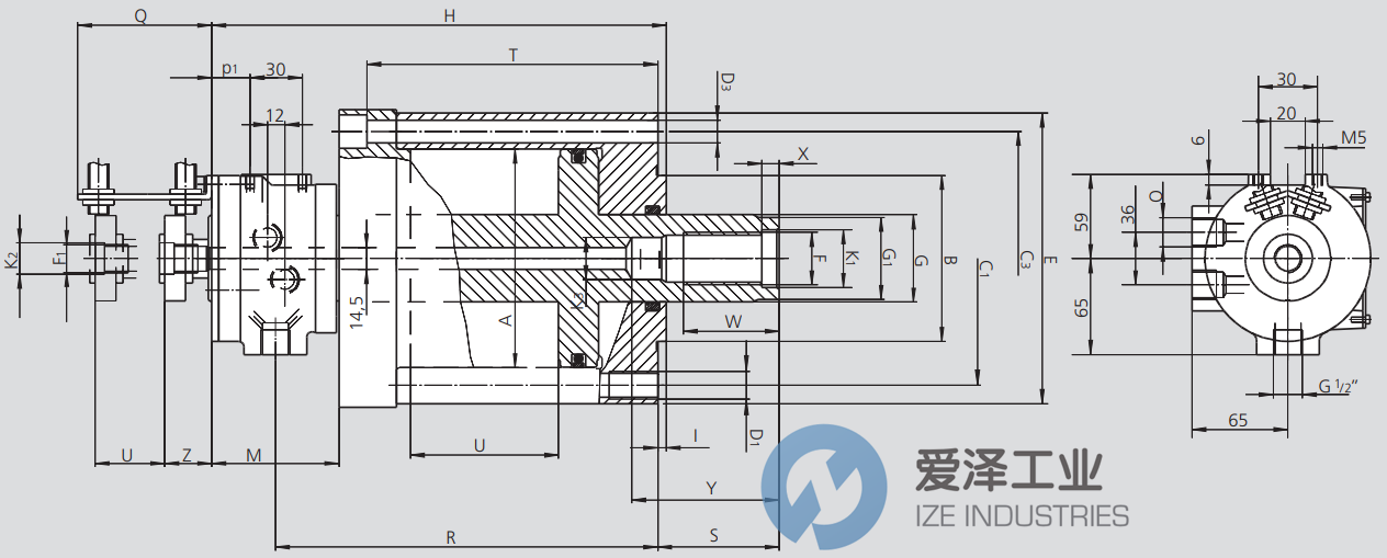 SMW旋转液压缸SIN-L-100 天生赢家凯发一触即发工业 ize-industries (2).png